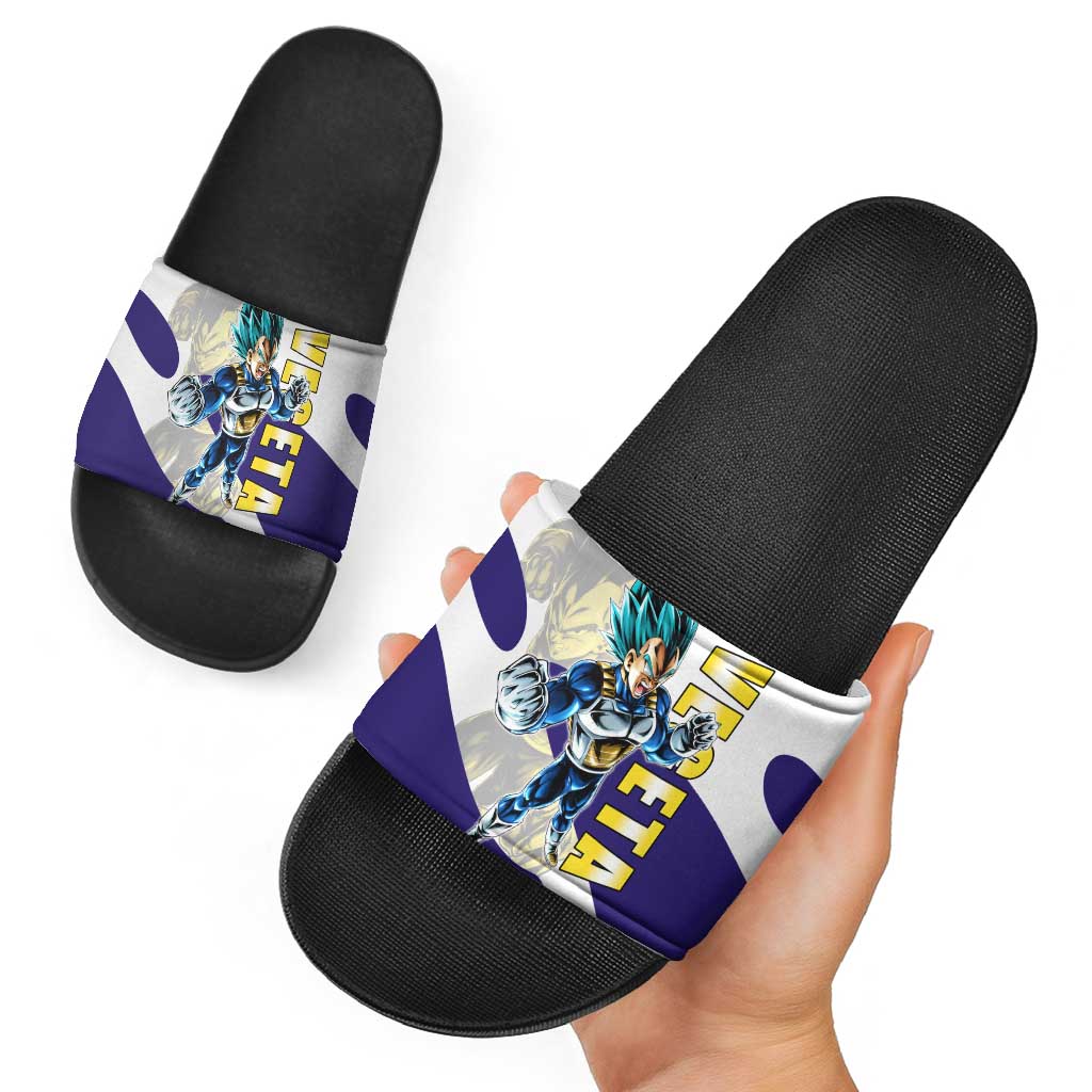 Vegeta Saiyan Warrior Slide Sandals Bold Anime Combat Style