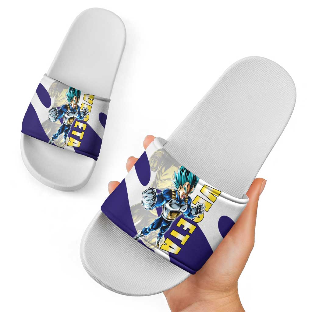 Vegeta Saiyan Warrior Slide Sandals Bold Anime Combat Style