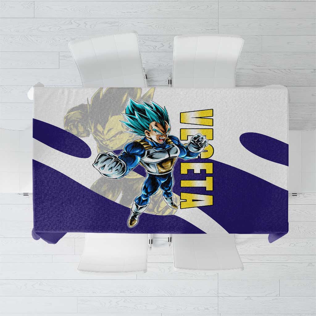 Vegeta Saiyan Warrior Tablecloth Bold Anime Combat Style