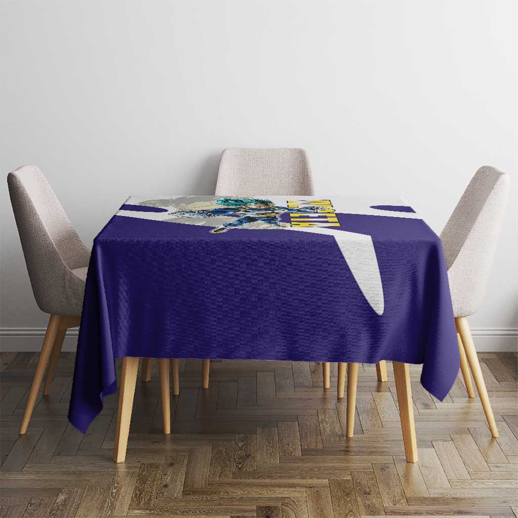 Vegeta Saiyan Warrior Tablecloth Bold Anime Combat Style