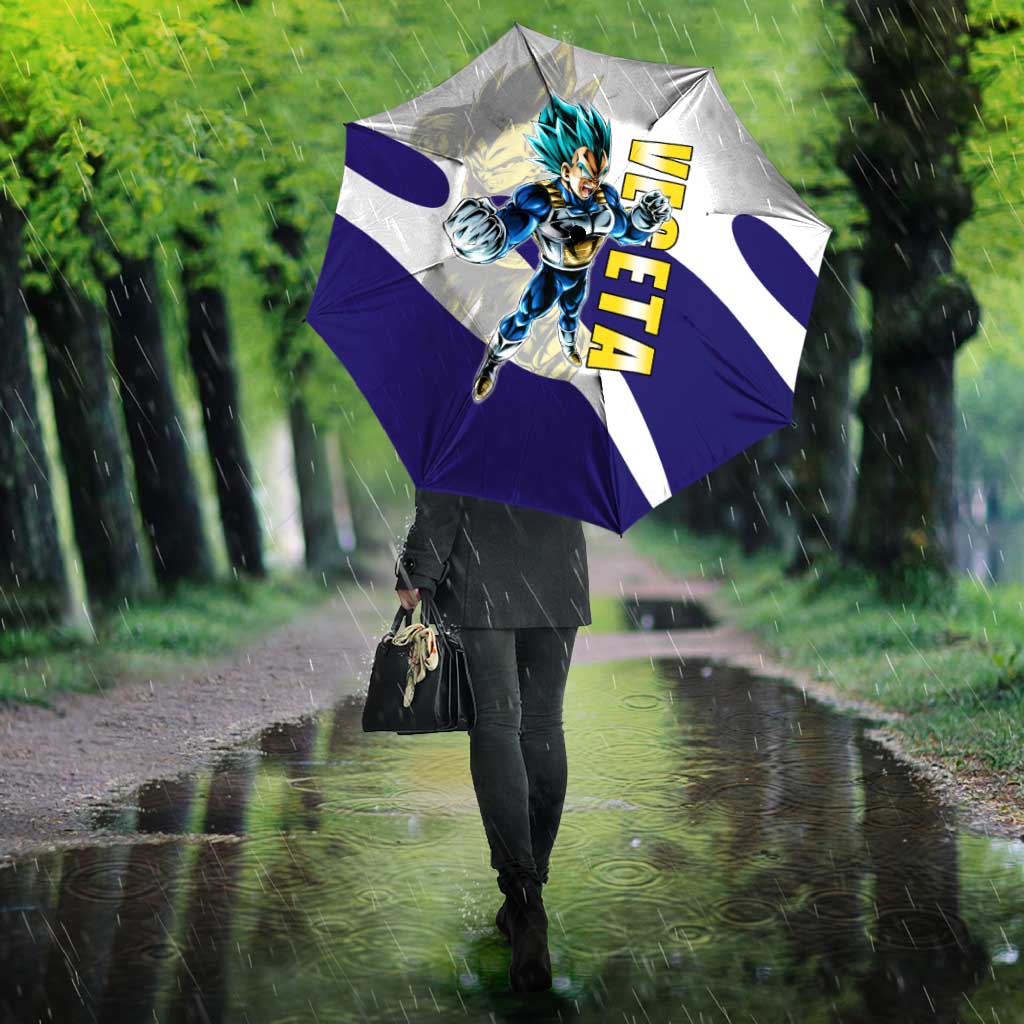 Vegeta Saiyan Warrior Umbrella Bold Anime Combat Style