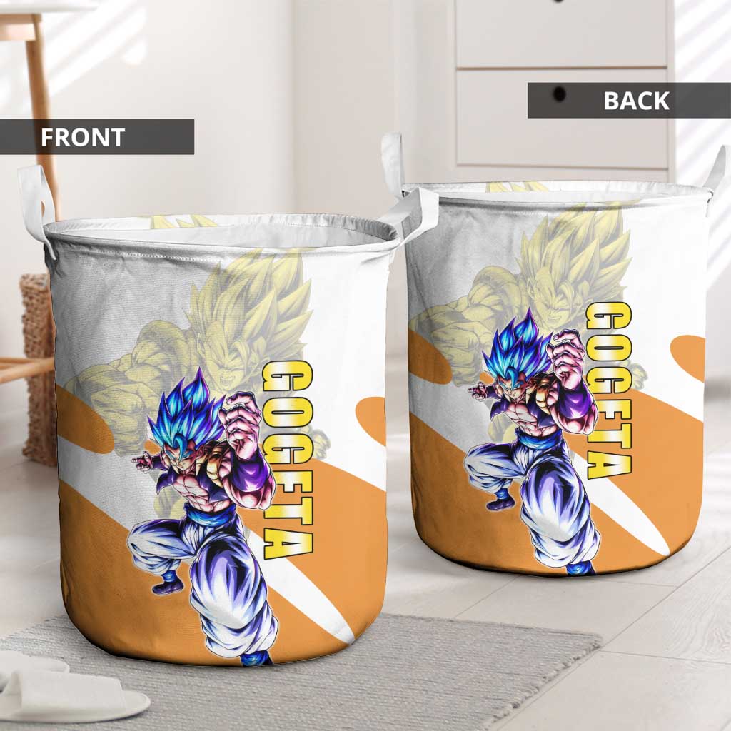 Gogeta Fusion Warrior Laundry Basket Energetic Anime Combat Style