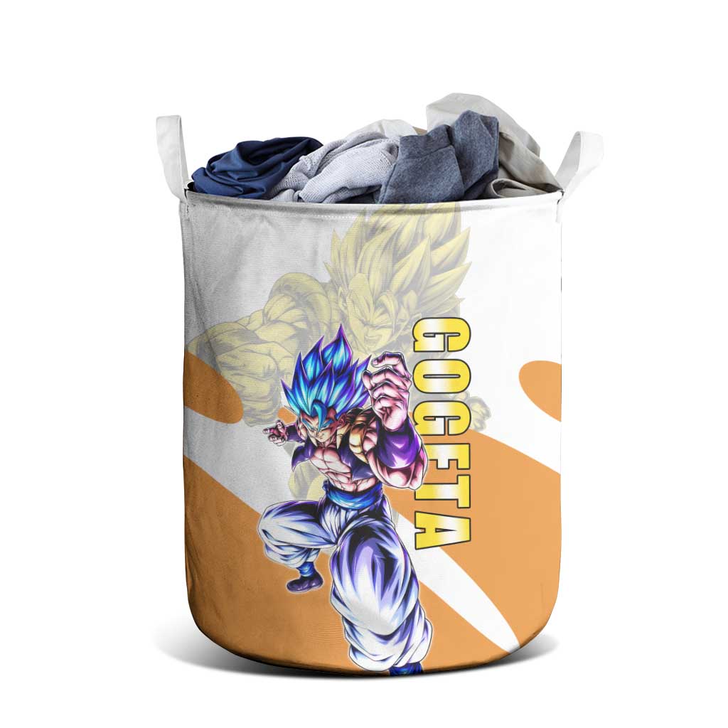Gogeta Fusion Warrior Laundry Basket Energetic Anime Combat Style
