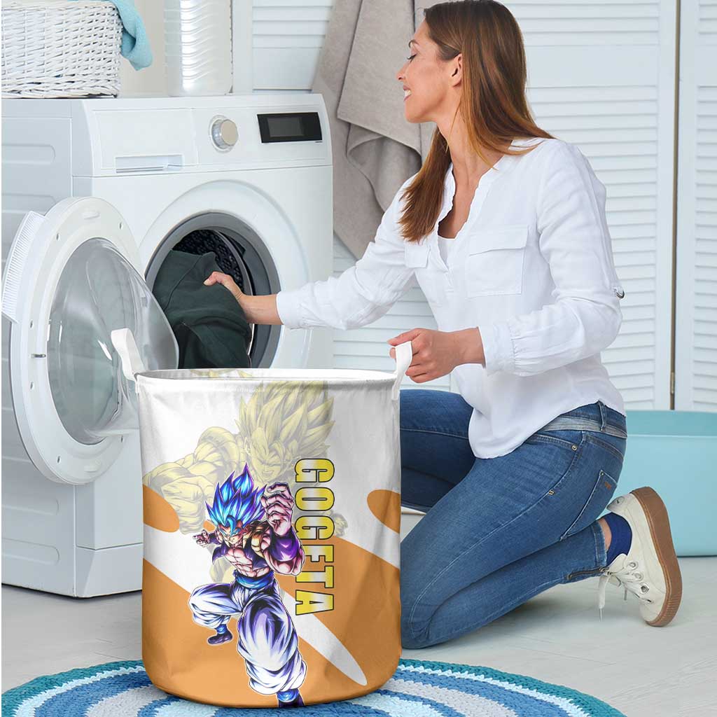 Gogeta Fusion Warrior Laundry Basket Energetic Anime Combat Style