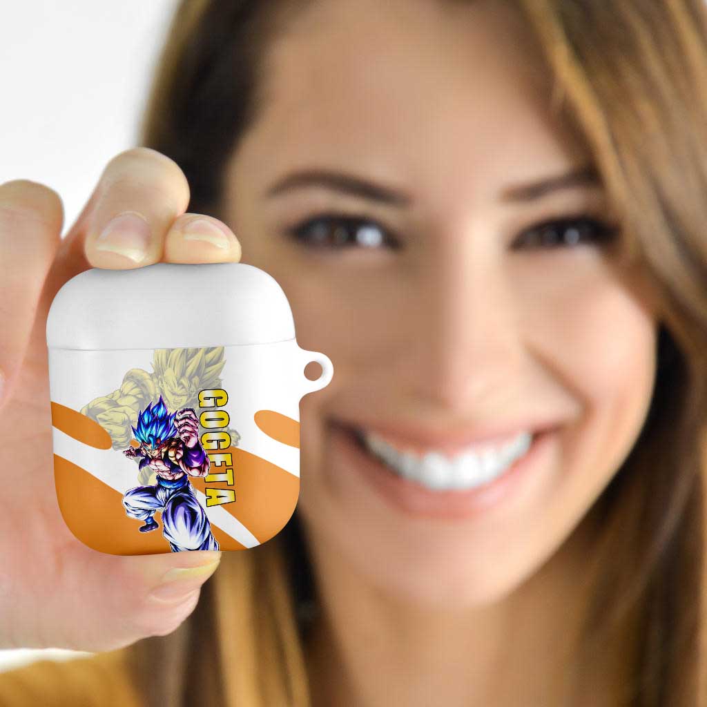 Gogeta Fusion Warrior AirPods Case Energetic Anime Combat Style
