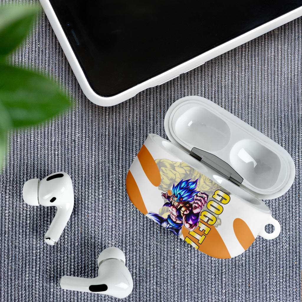 Gogeta Fusion Warrior AirPods Case Energetic Anime Combat Style