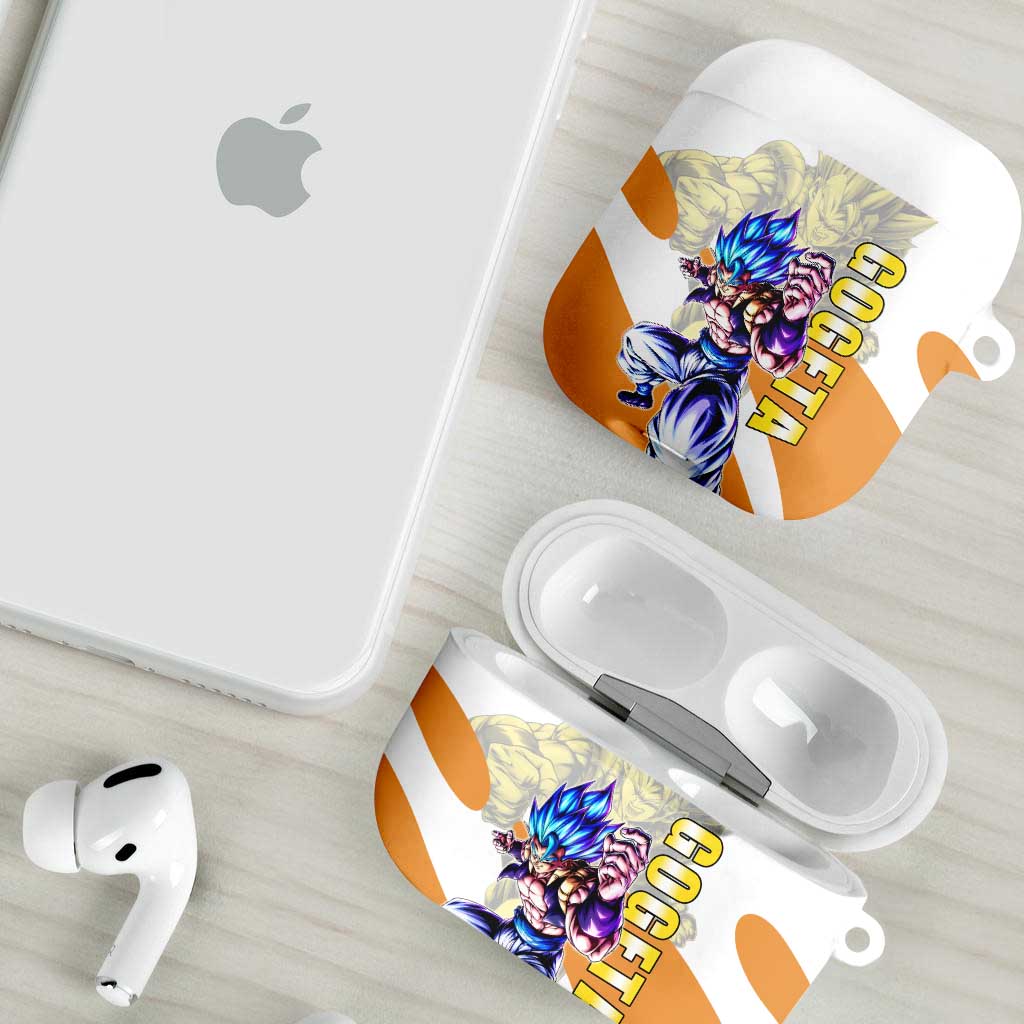 Gogeta Fusion Warrior AirPods Case Energetic Anime Combat Style