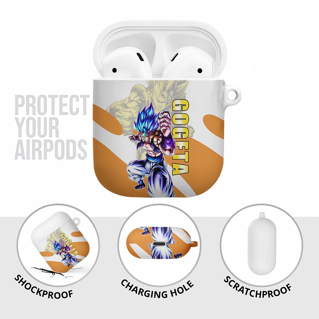 Gogeta Fusion Warrior AirPods Case Energetic Anime Combat Style