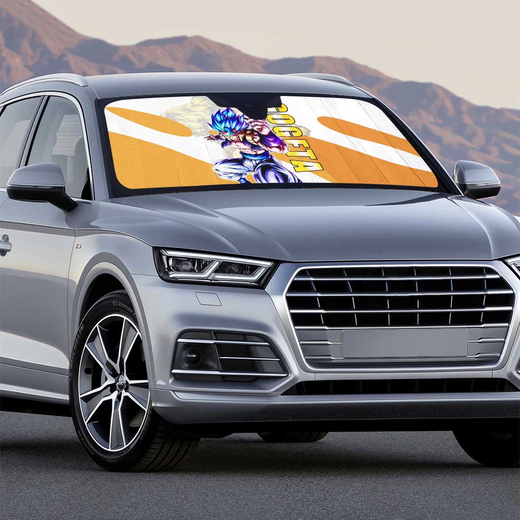 Gogeta Fusion Warrior Auto Sun Shade Energetic Anime Combat Style