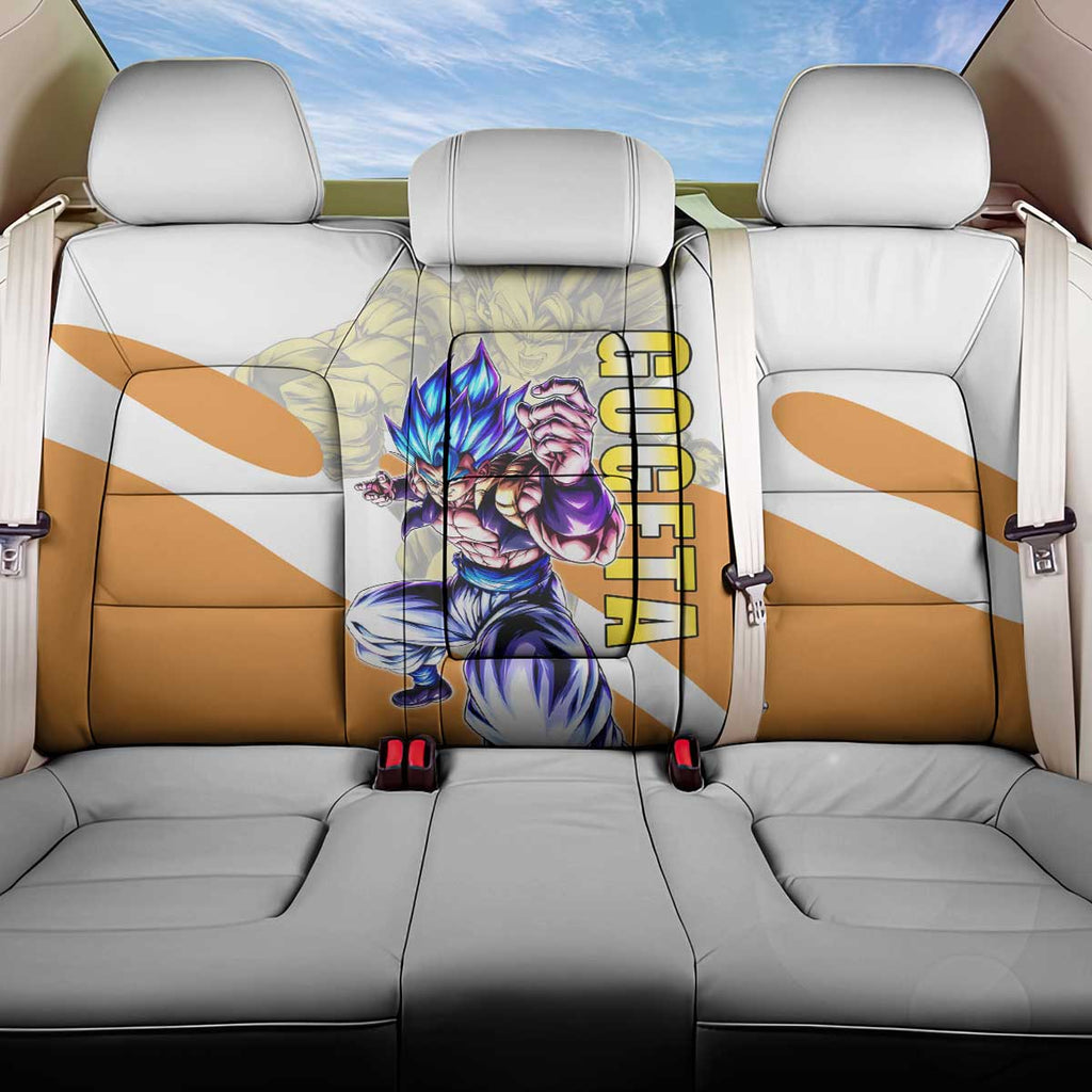 Gogeta Fusion Warrior Back Car Seat Cover Energetic Anime Combat Style
