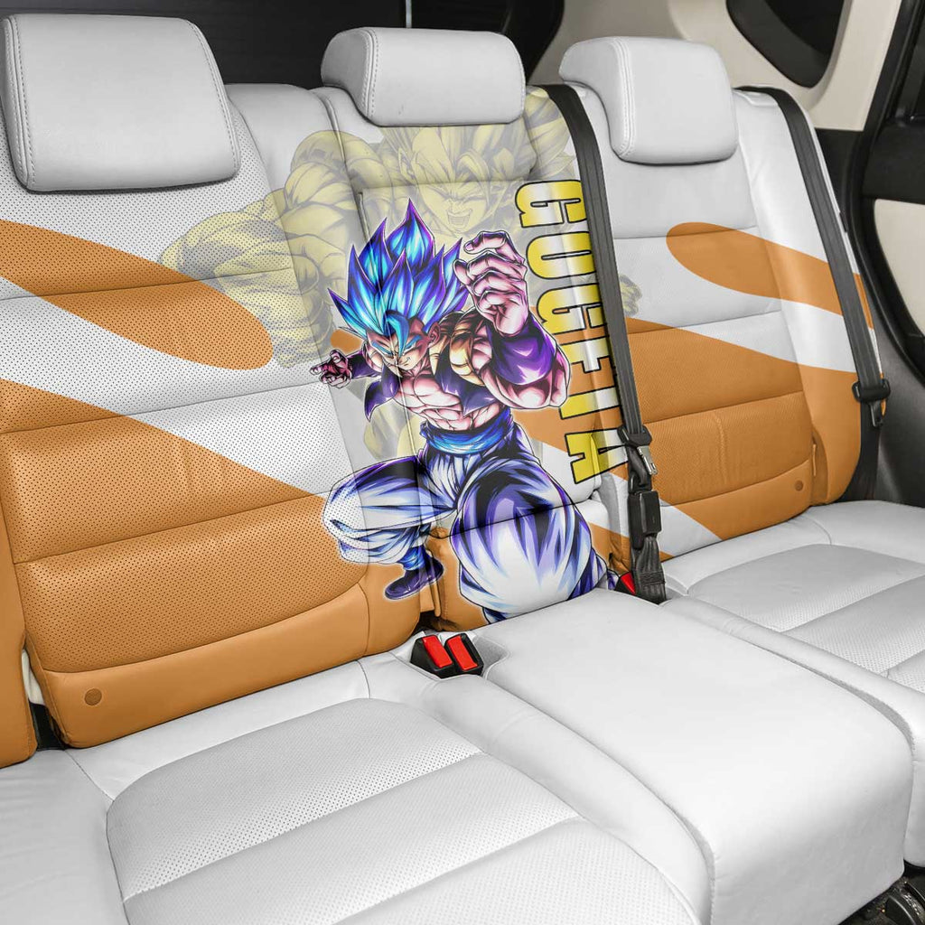 Gogeta Fusion Warrior Back Car Seat Cover Energetic Anime Combat Style