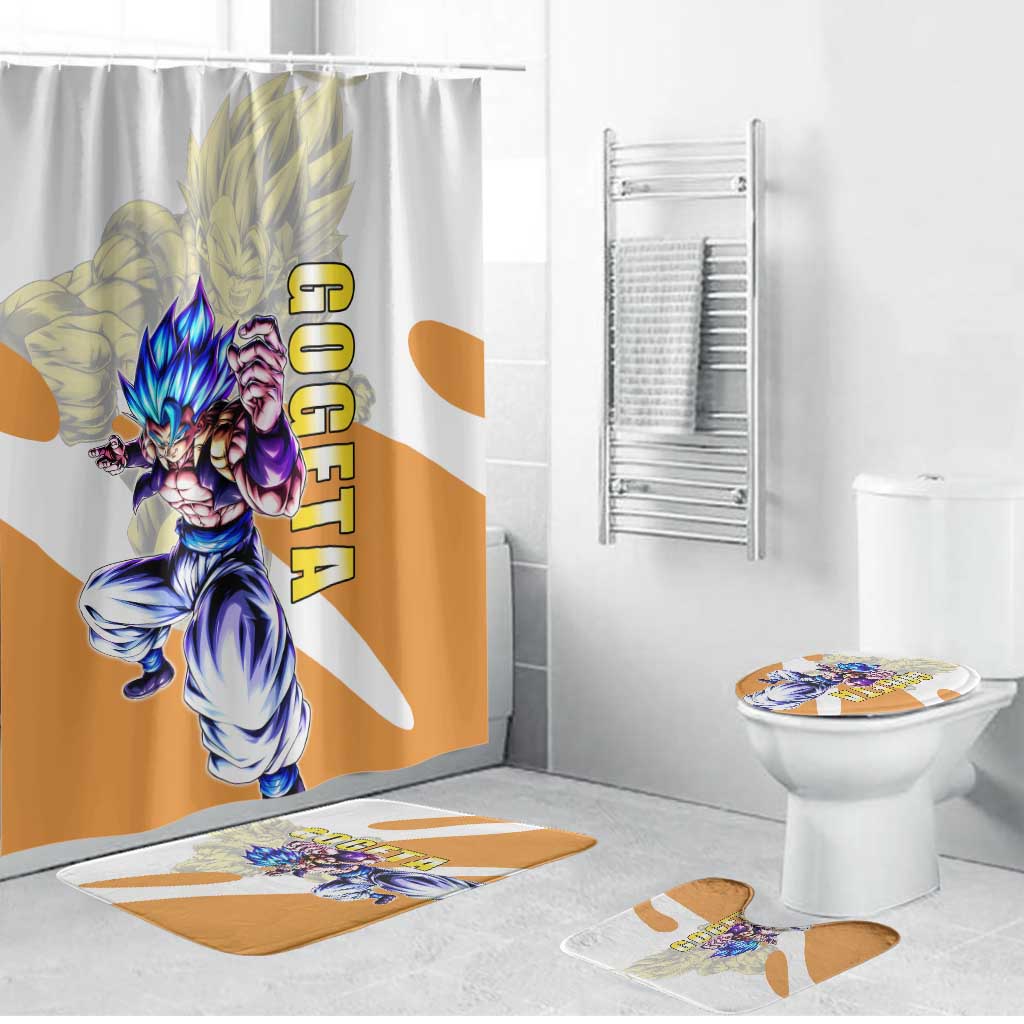 Gogeta Fusion Warrior Bathroom Set Energetic Anime Combat Style