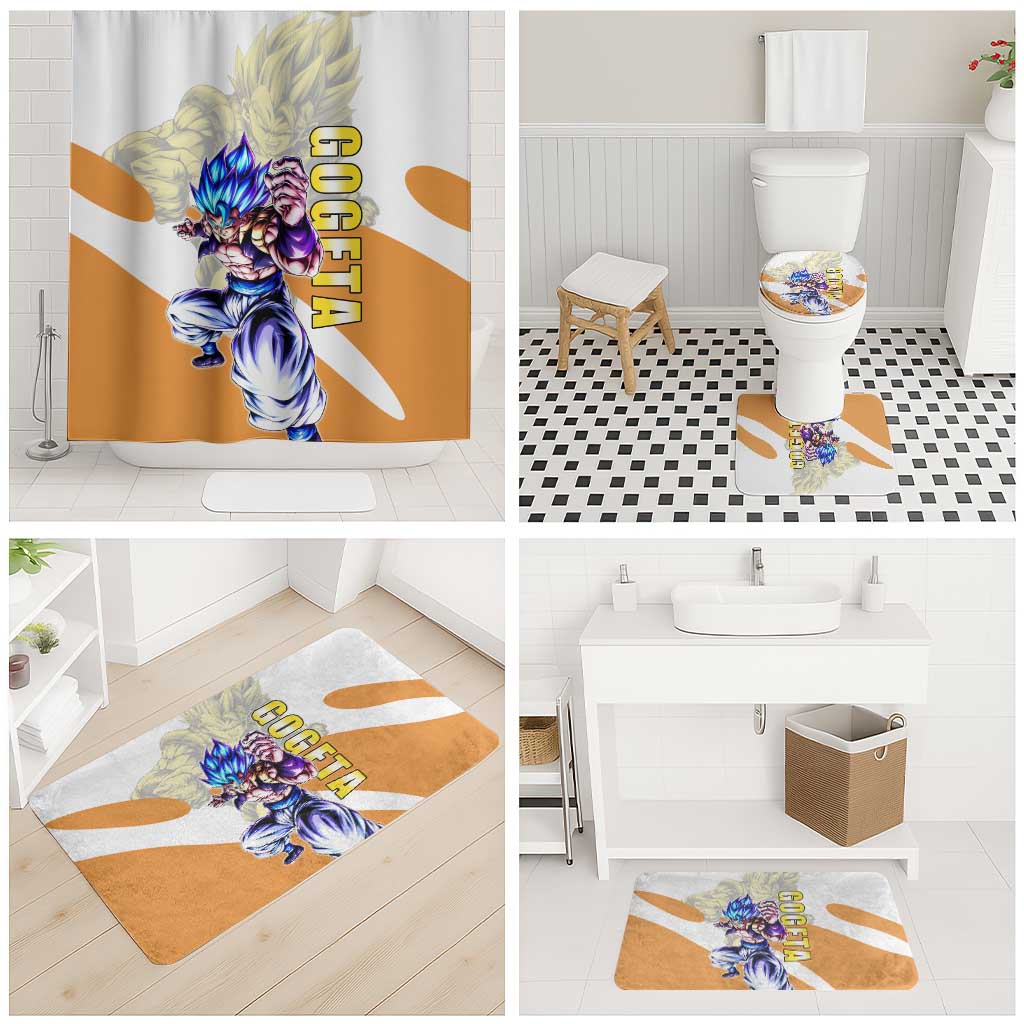 Gogeta Fusion Warrior Bathroom Set Energetic Anime Combat Style