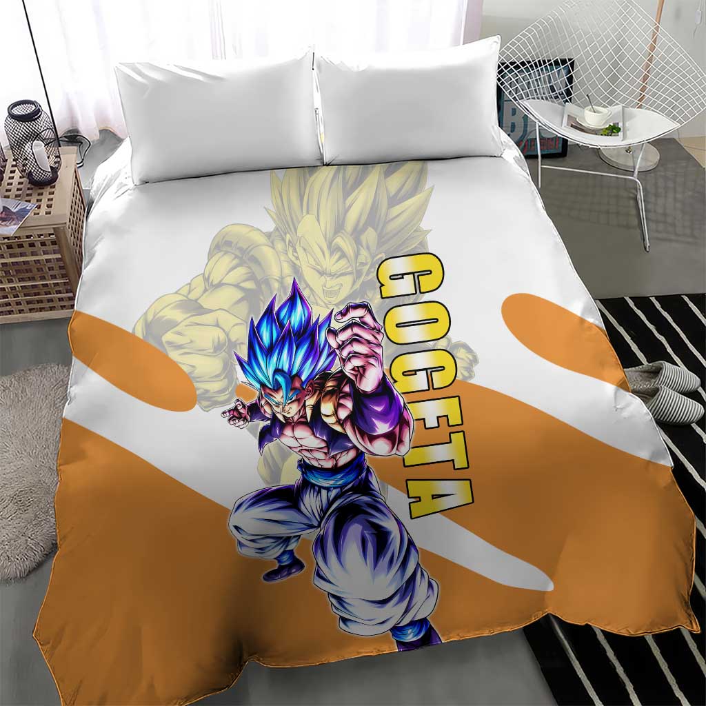 Gogeta Fusion Warrior Bedding Set Energetic Anime Combat Style