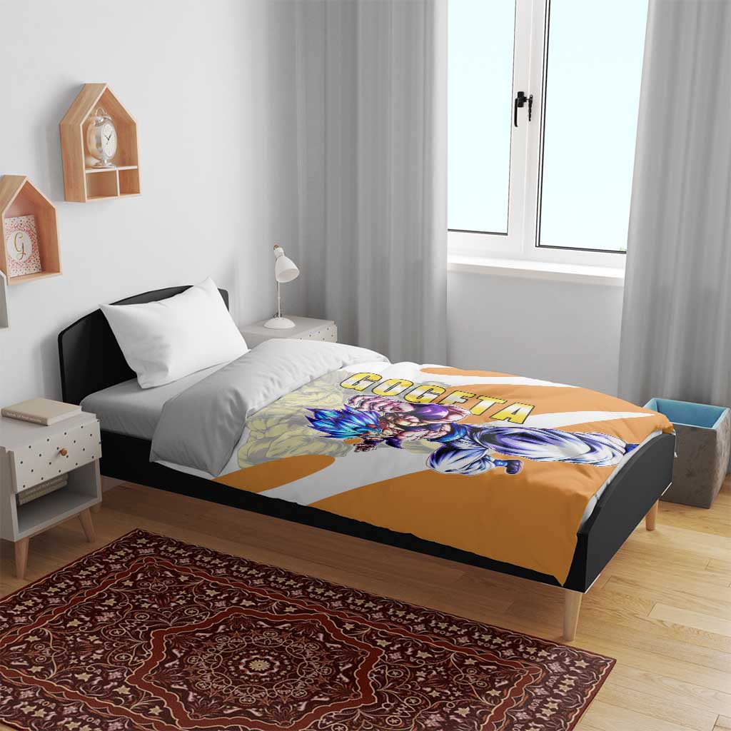 Gogeta Fusion Warrior Bedding Set Energetic Anime Combat Style