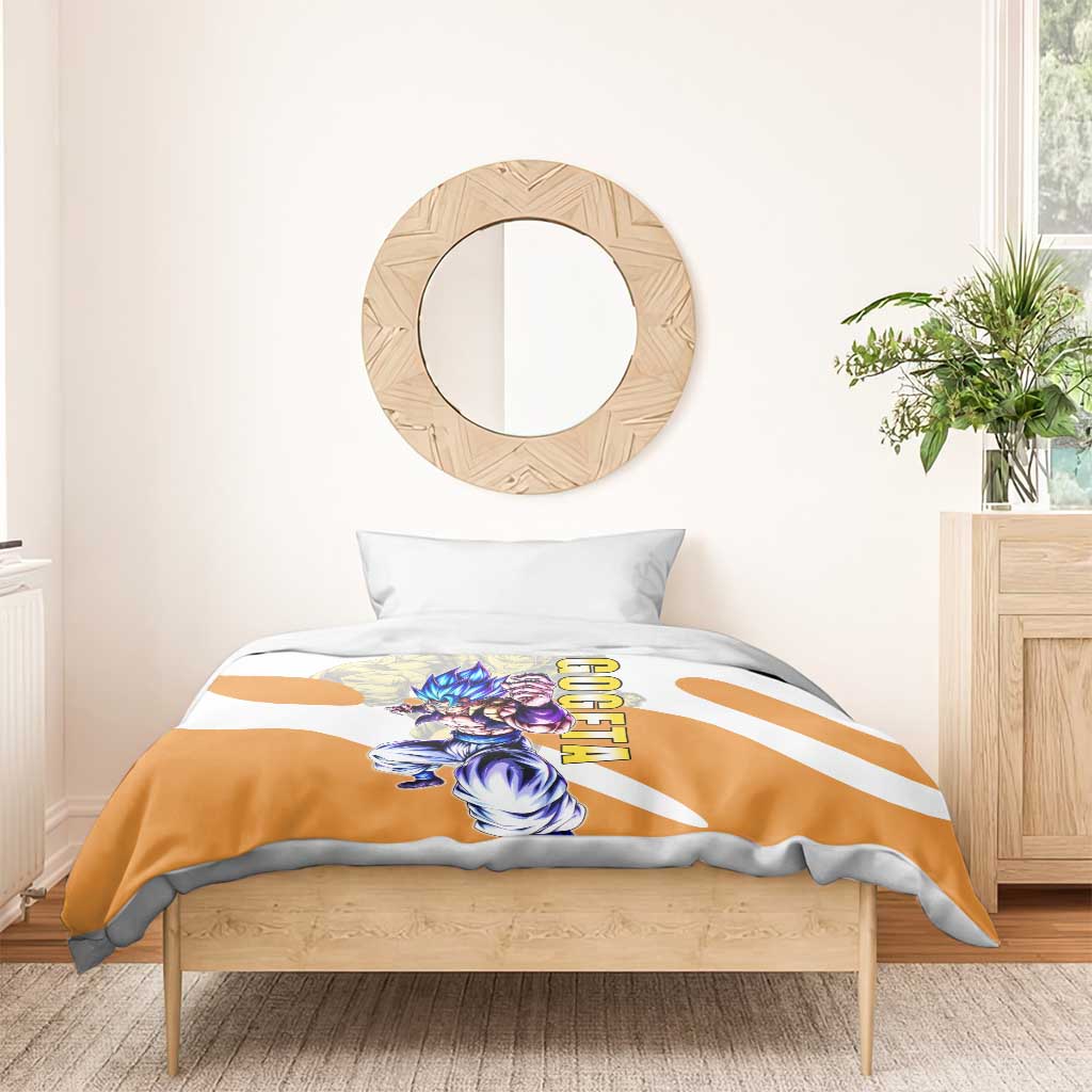Gogeta Fusion Warrior Bedding Set Energetic Anime Combat Style