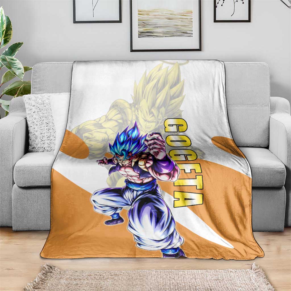 Gogeta Fusion Warrior Blanket Energetic Anime Combat Style
