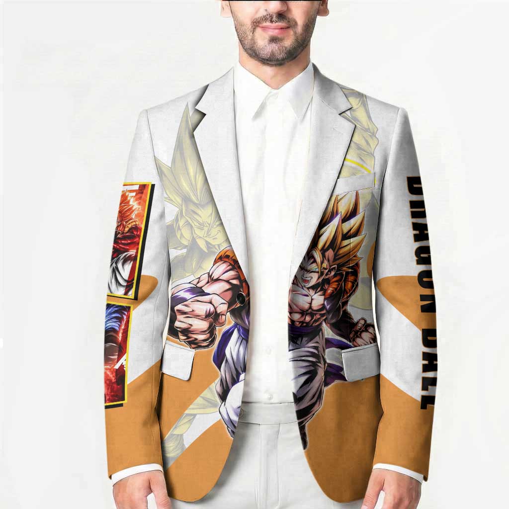 Gogeta Fusion Warrior Blazer Energetic Anime Combat Style