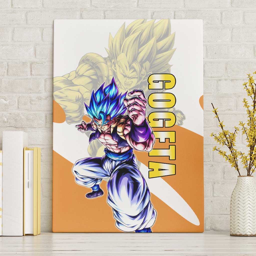 Gogeta Fusion Warrior Canvas Wall Art Energetic Anime Combat Style