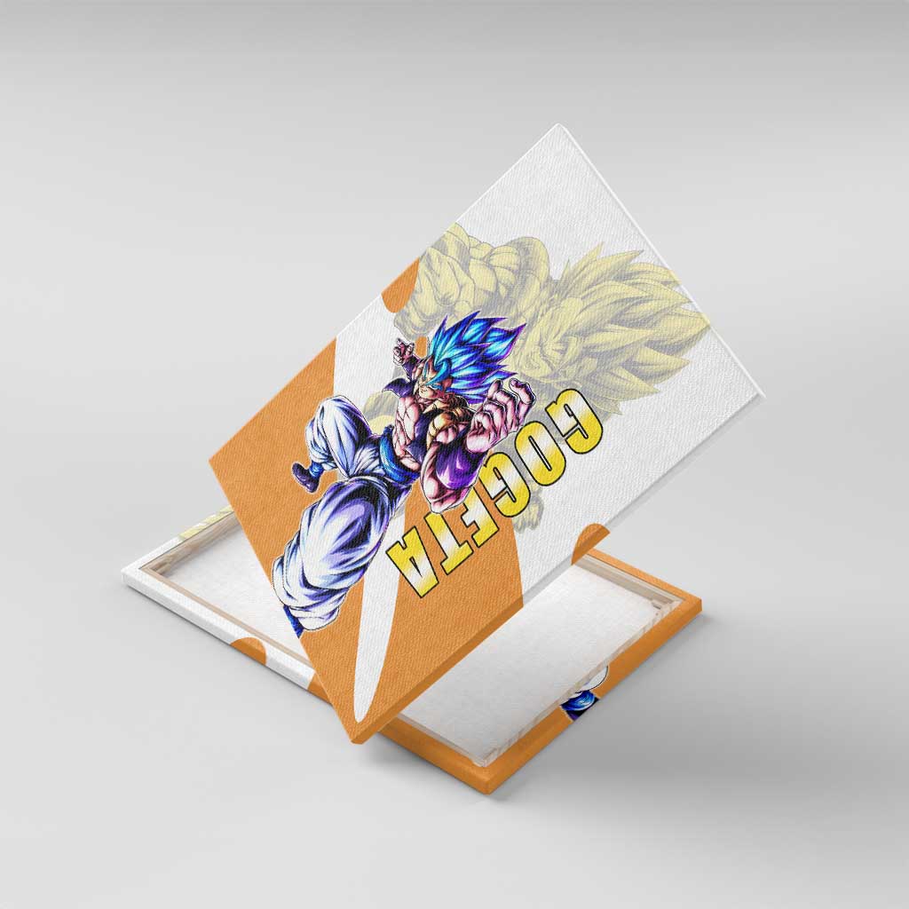 Gogeta Fusion Warrior Canvas Wall Art Energetic Anime Combat Style