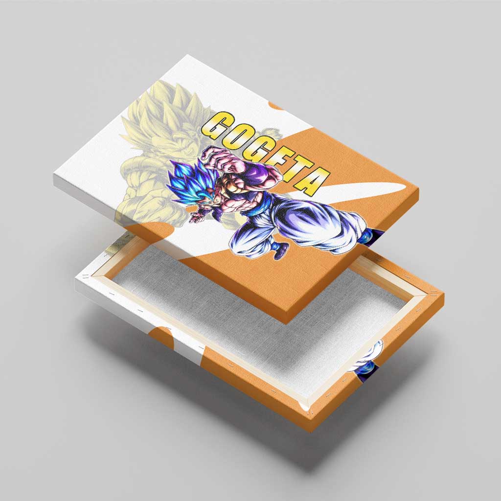 Gogeta Fusion Warrior Canvas Wall Art Energetic Anime Combat Style