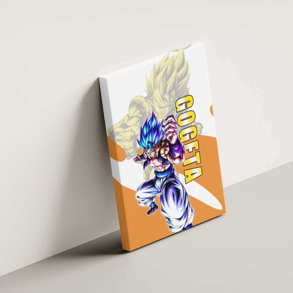 Gogeta Fusion Warrior Canvas Wall Art Energetic Anime Combat Style
