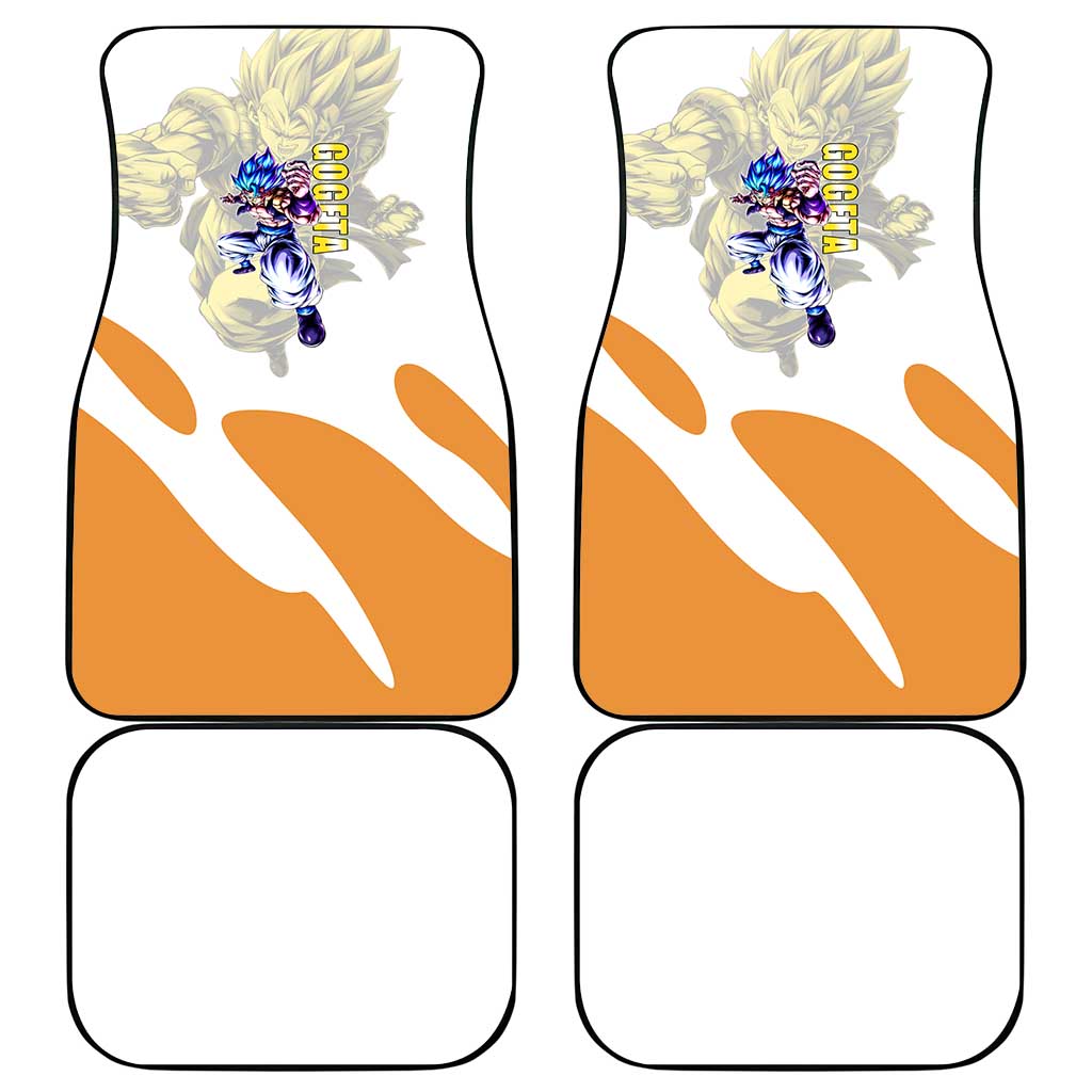 Gogeta Fusion Warrior Car Mats Energetic Anime Combat Style