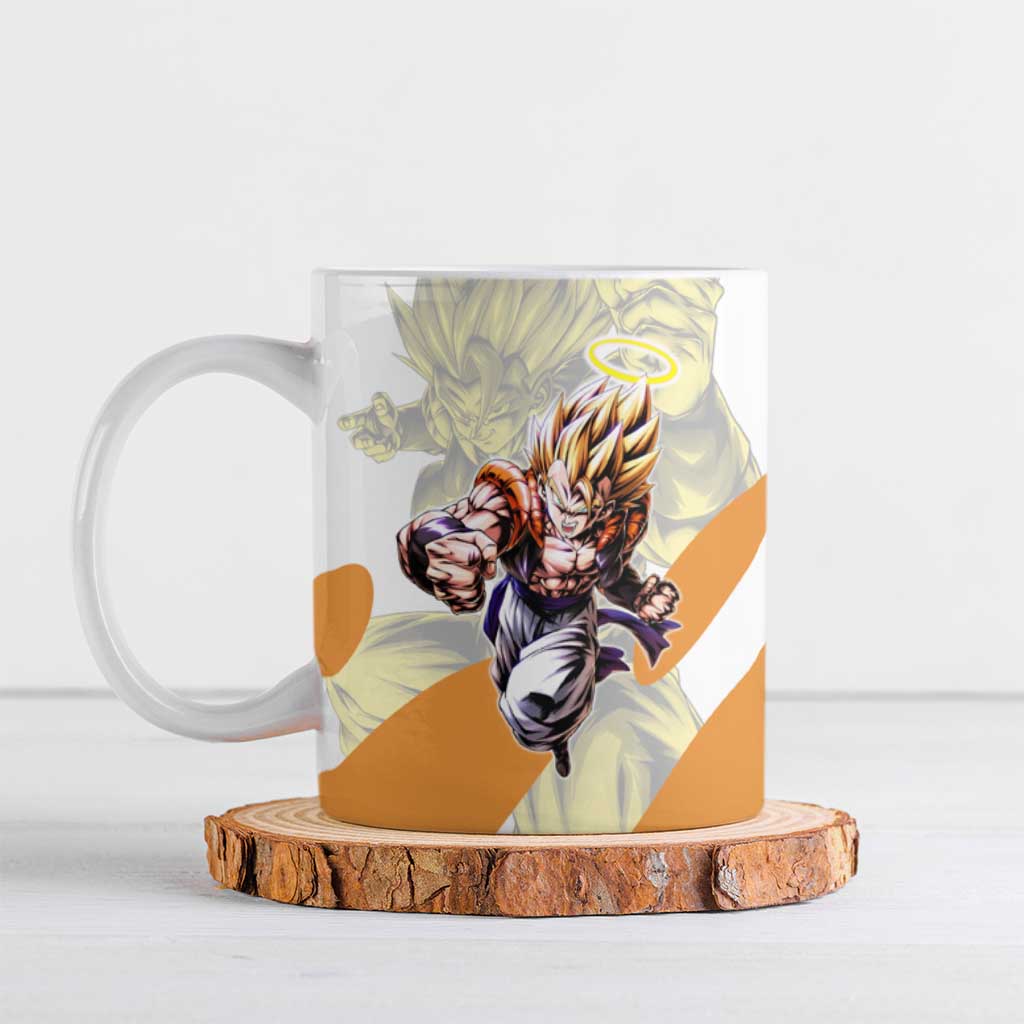 Gogeta Fusion Warrior Ceramic Mug Energetic Anime Combat Style