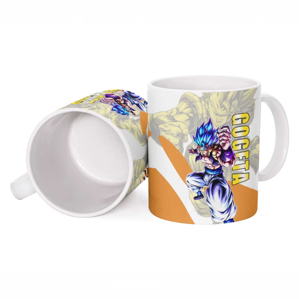 Gogeta Fusion Warrior Ceramic Mug Energetic Anime Combat Style