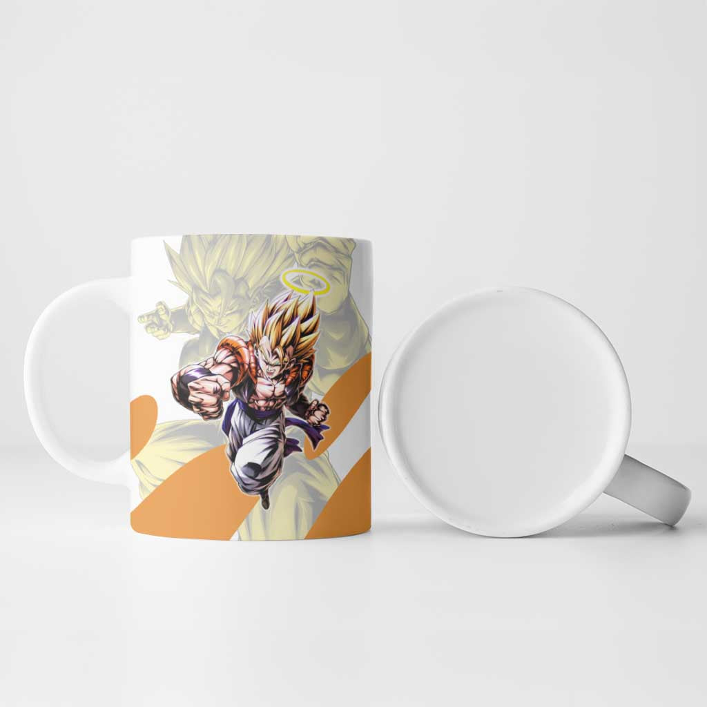 Gogeta Fusion Warrior Ceramic Mug Energetic Anime Combat Style