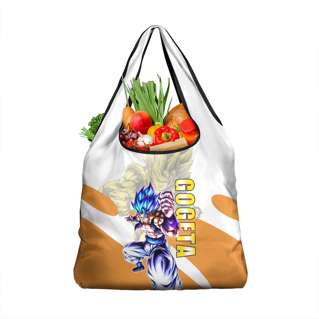 Gogeta Fusion Warrior Grocery Bag Energetic Anime Combat Style