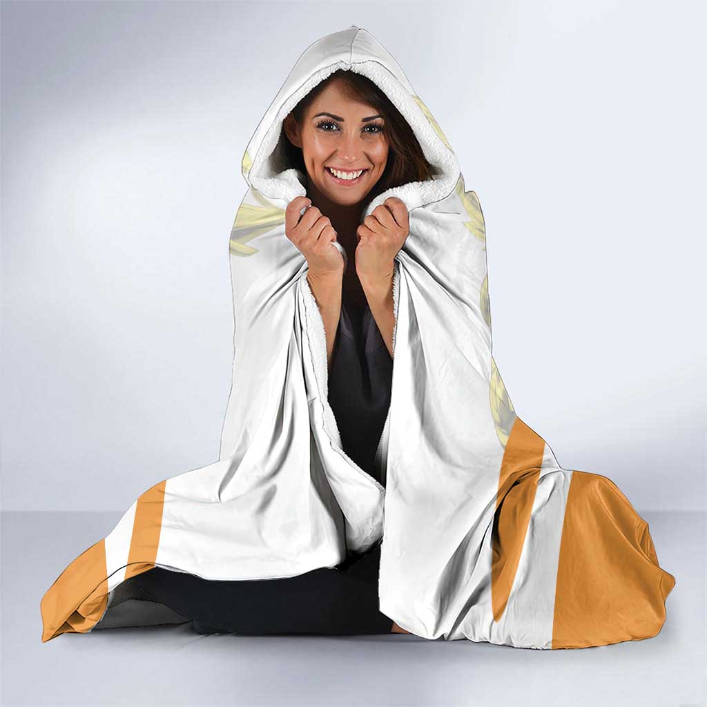 Gogeta Fusion Warrior Hooded Blanket Energetic Anime Combat Style