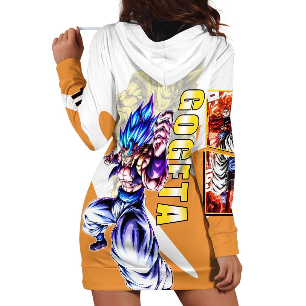 Gogeta Fusion Warrior Hoodie Dress Energetic Anime Combat Style