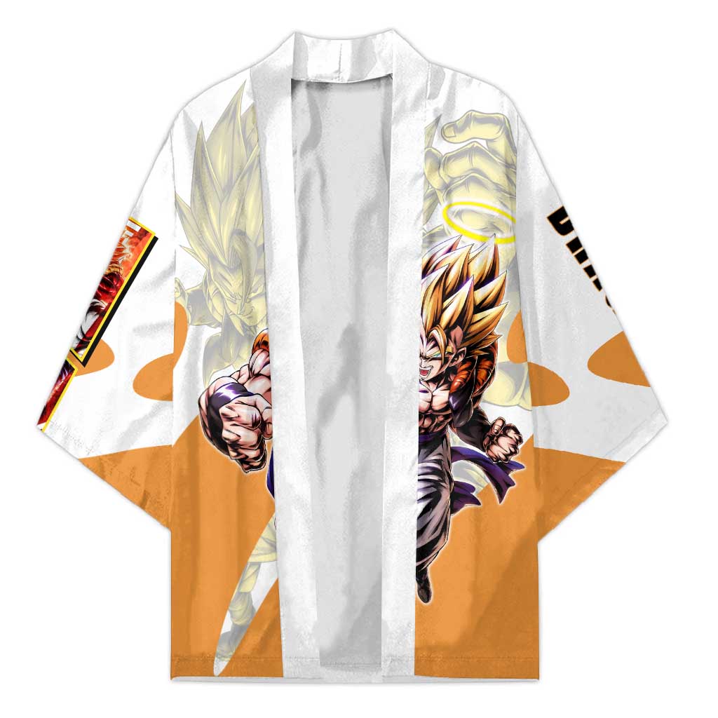 Gogeta Fusion Warrior Kimono Energetic Anime Combat Style