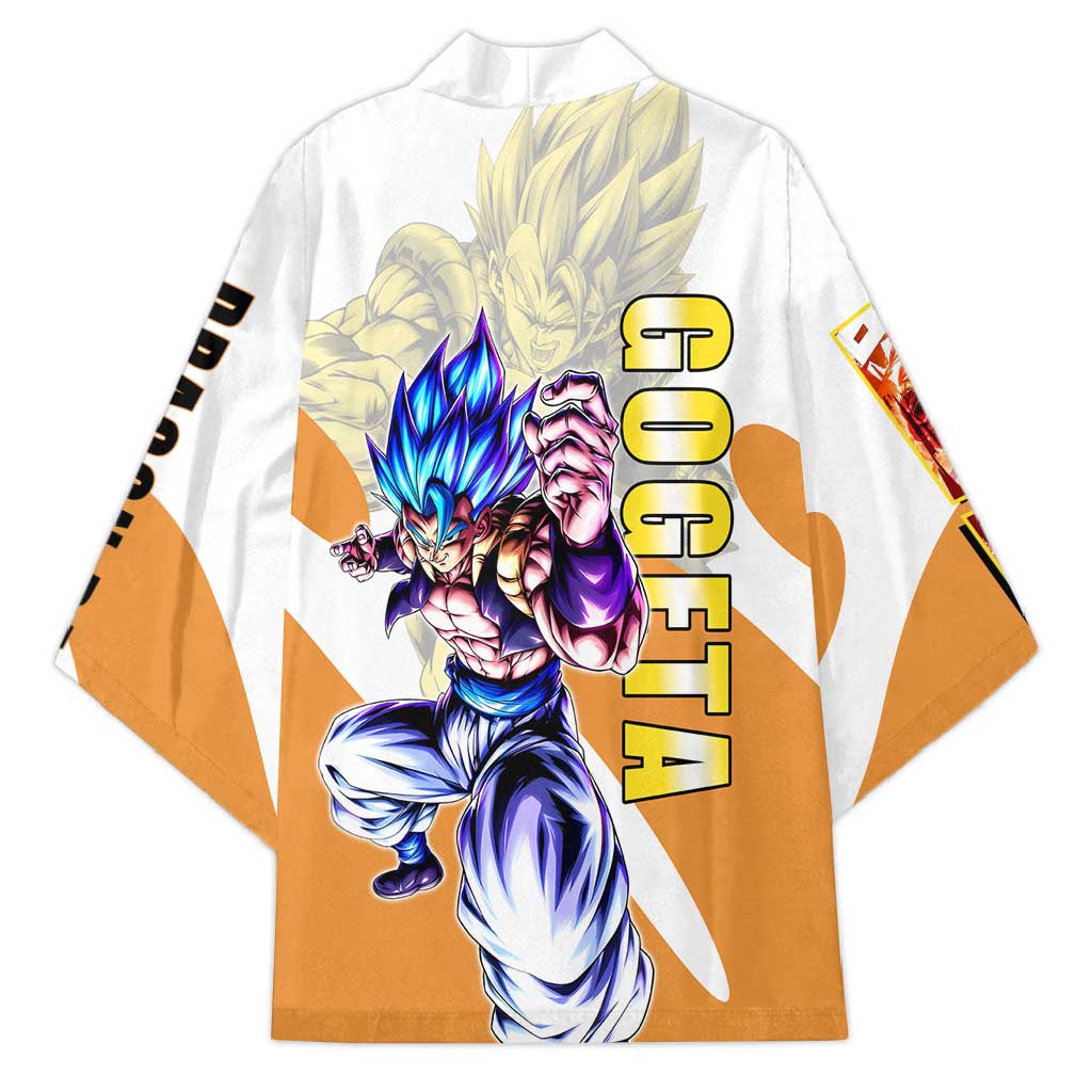 Gogeta Fusion Warrior Kimono Energetic Anime Combat Style