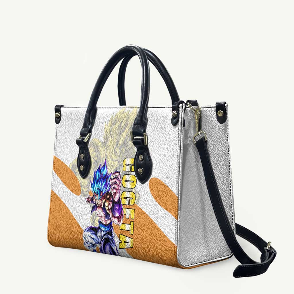 Gogeta Fusion Warrior Leather Bag Energetic Anime Combat Style