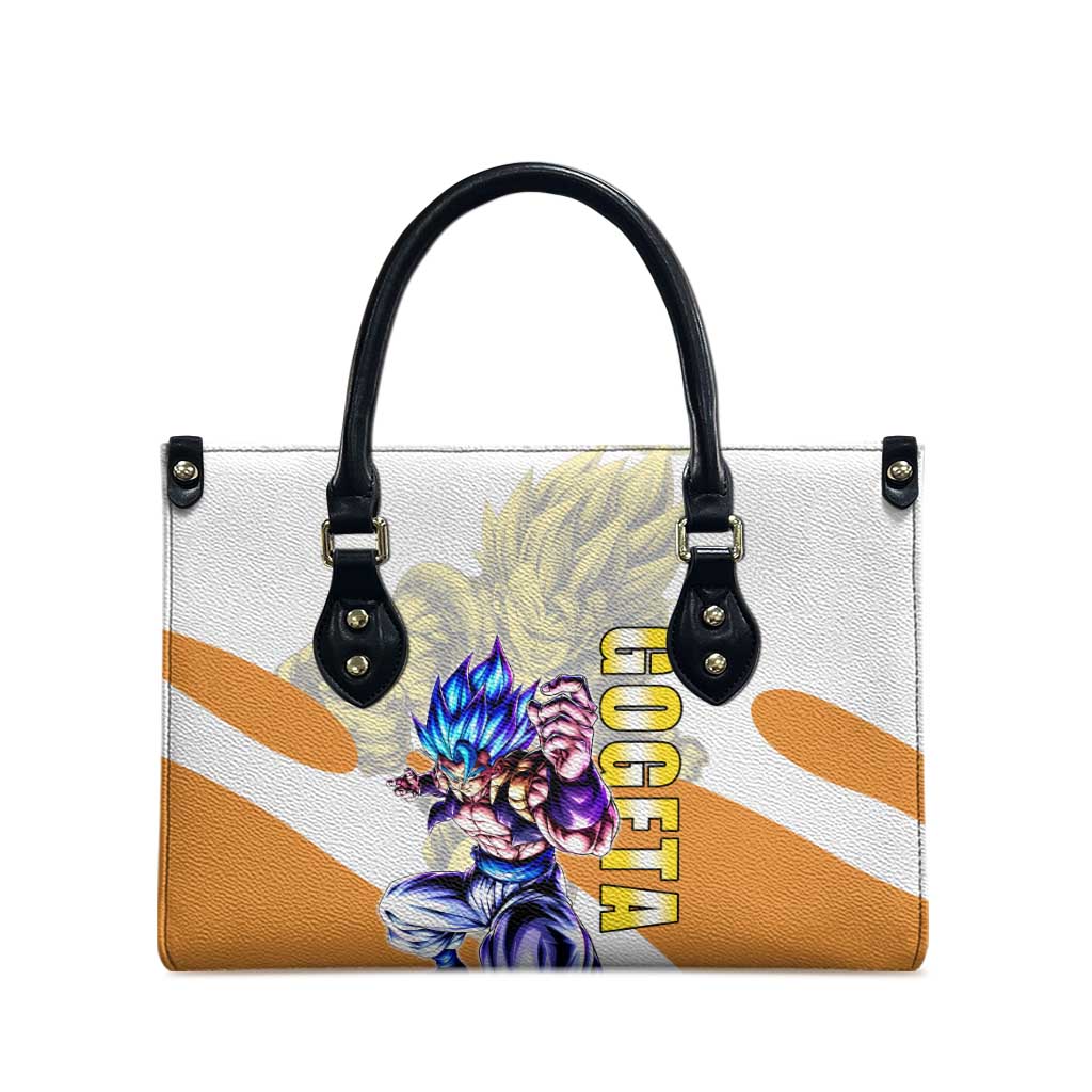 Gogeta Fusion Warrior Leather Bag Energetic Anime Combat Style