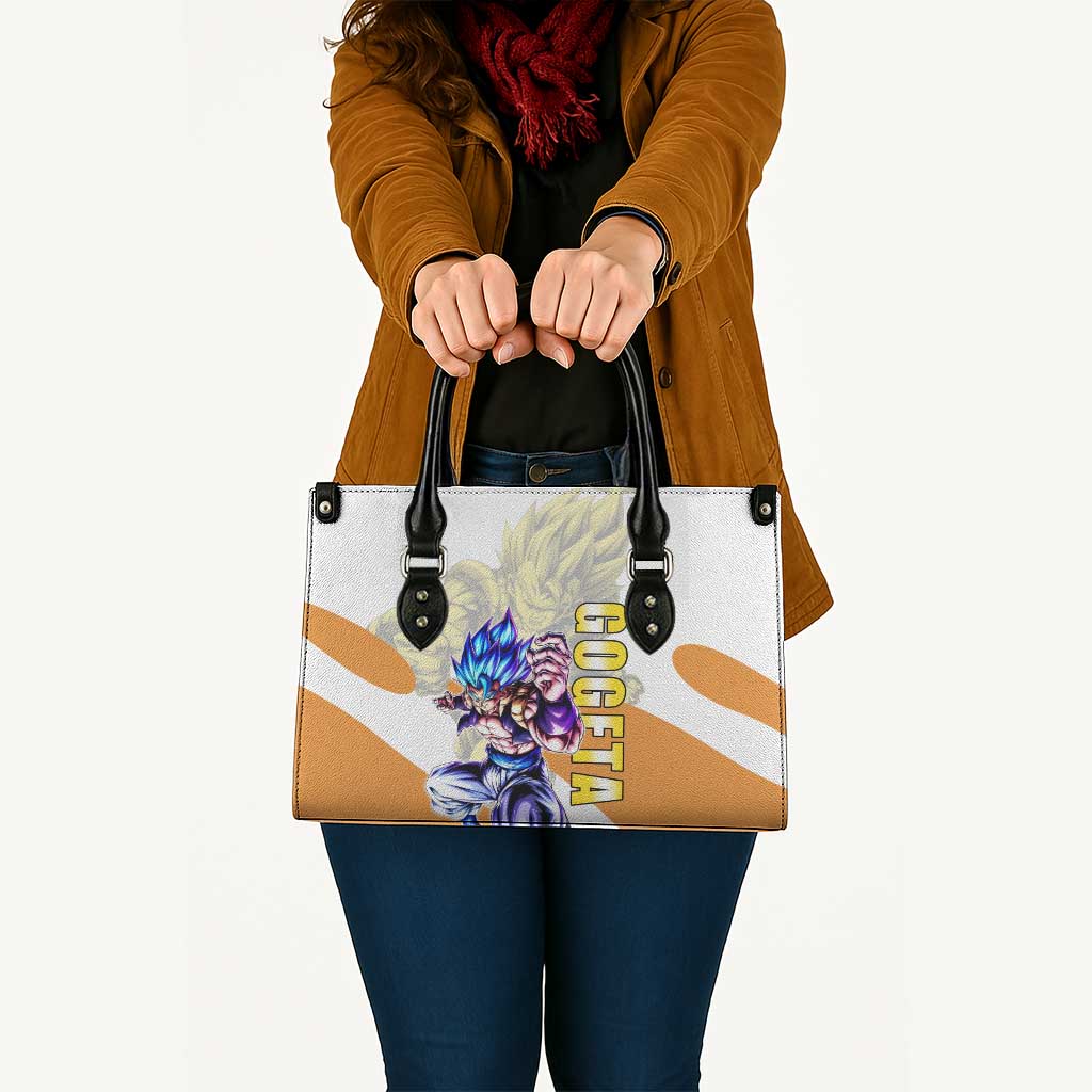 Gogeta Fusion Warrior Leather Bag Energetic Anime Combat Style