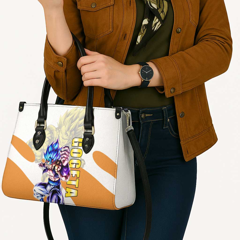 Gogeta Fusion Warrior Leather Bag Energetic Anime Combat Style
