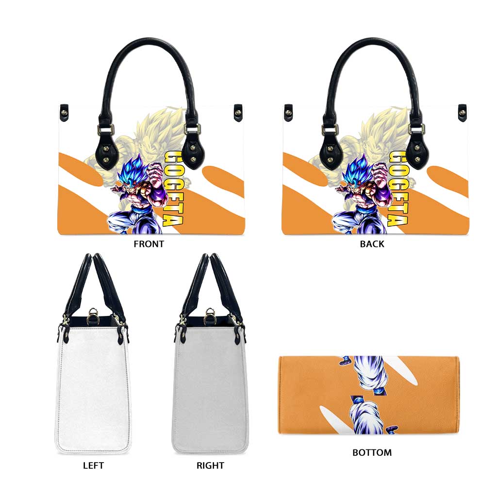 Gogeta Fusion Warrior Leather Bag Energetic Anime Combat Style