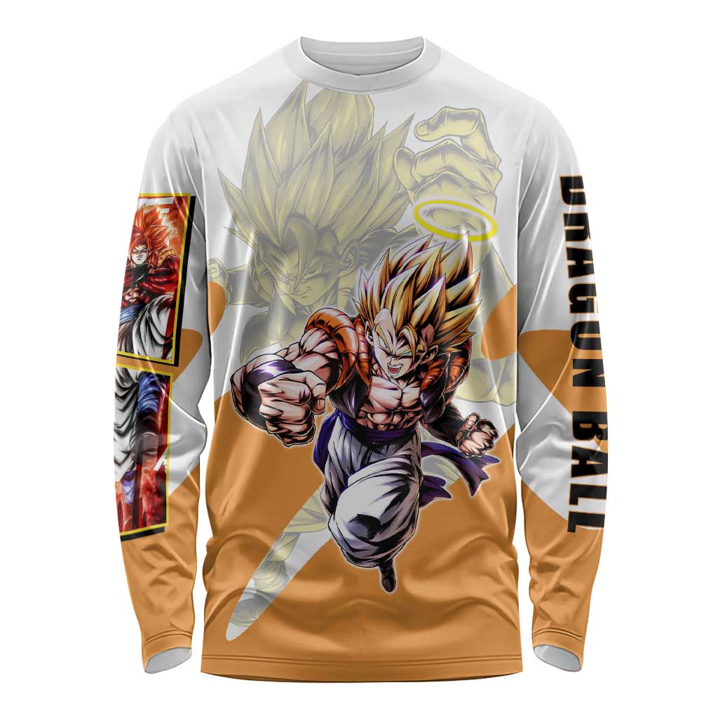 Gogeta Fusion Warrior Long Sleeve Shirt Energetic Anime Combat Style