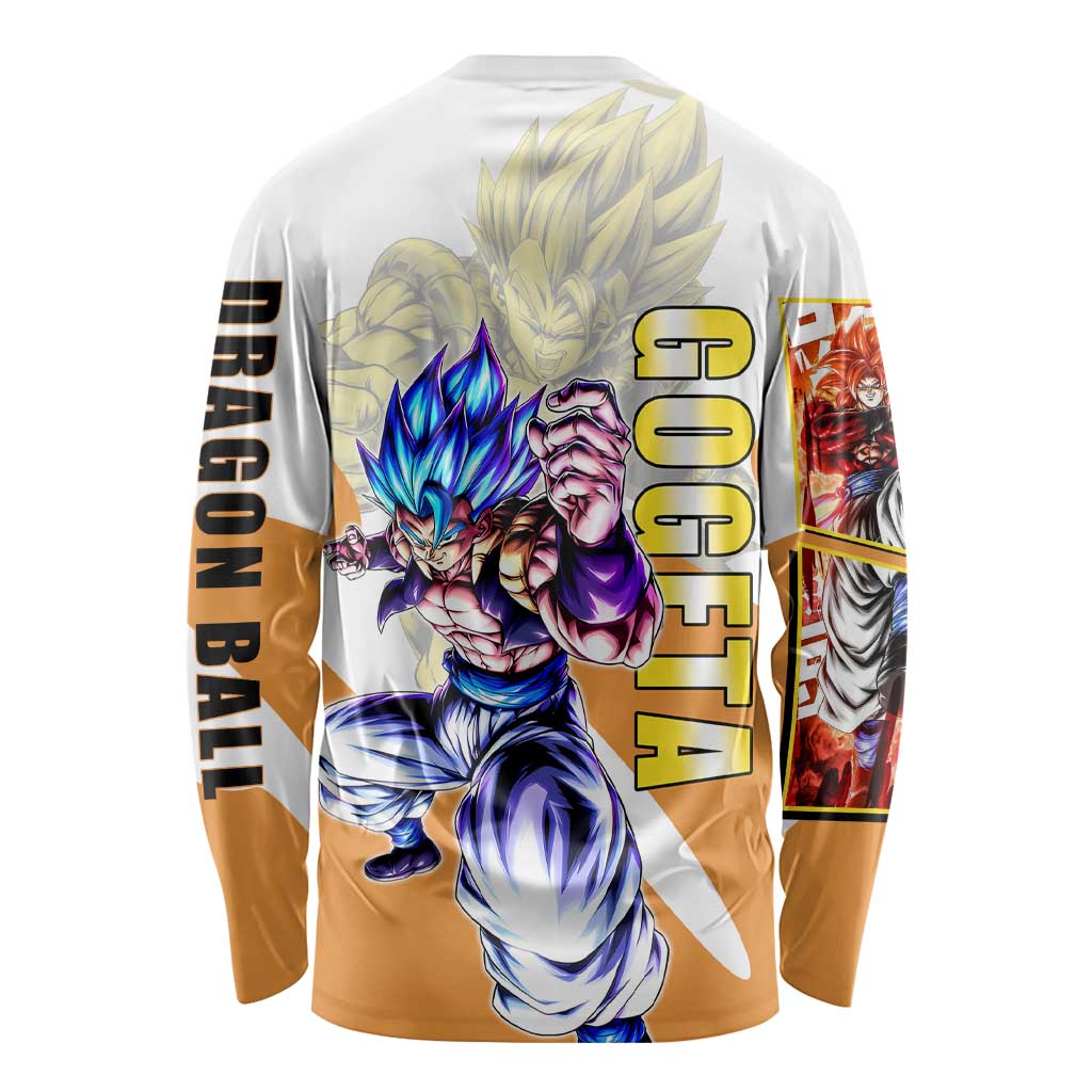 Gogeta Fusion Warrior Long Sleeve Shirt Energetic Anime Combat Style