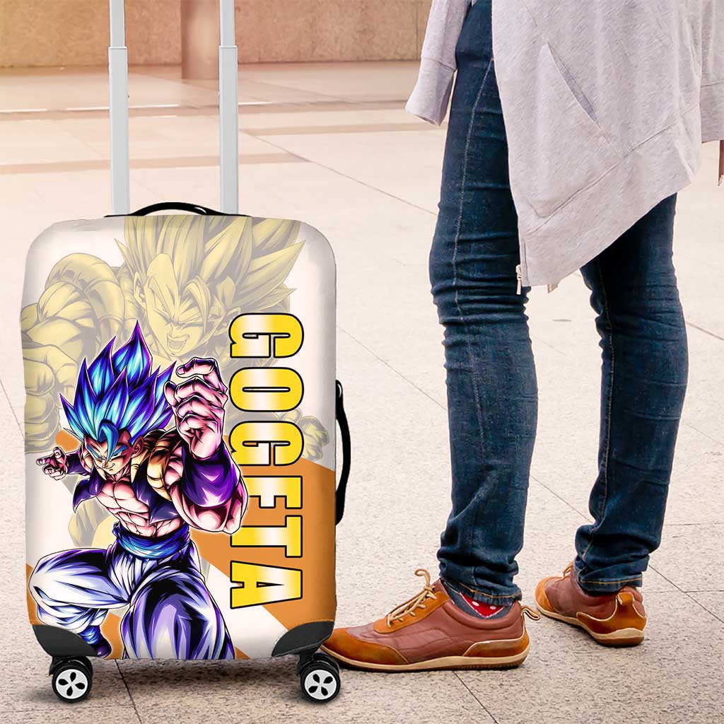 Gogeta Fusion Warrior Luggage Cover Energetic Anime Combat Style