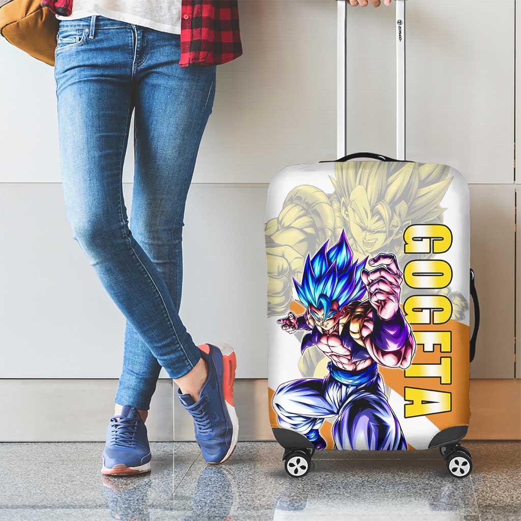Gogeta Fusion Warrior Luggage Cover Energetic Anime Combat Style
