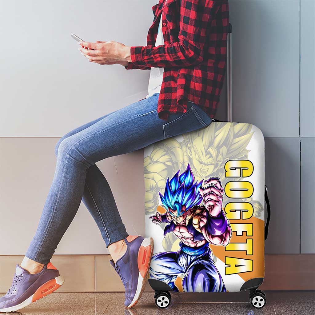 Gogeta Fusion Warrior Luggage Cover Energetic Anime Combat Style