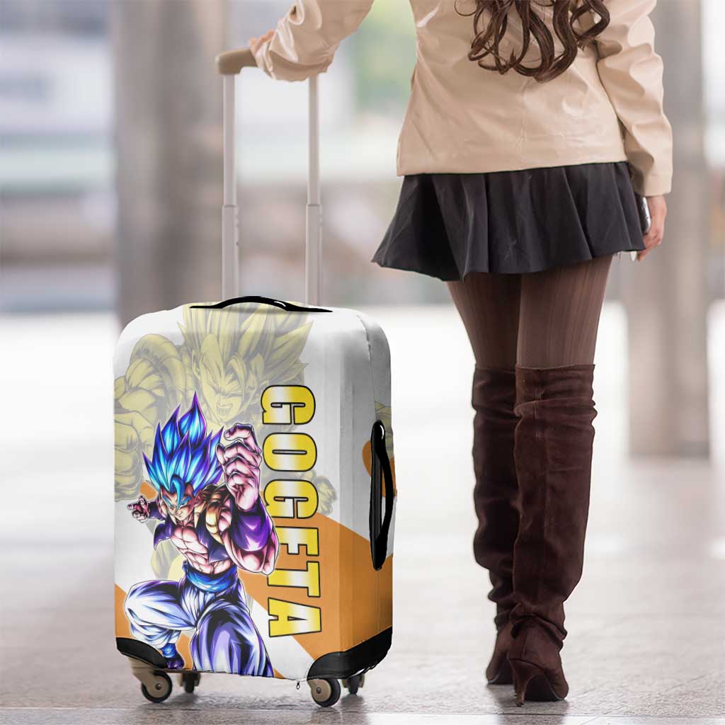 Gogeta Fusion Warrior Luggage Cover Energetic Anime Combat Style
