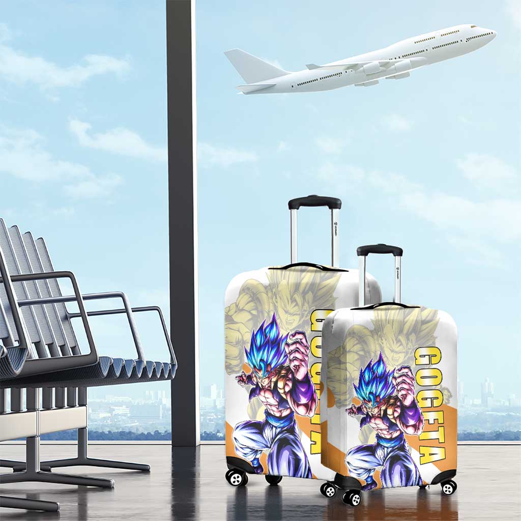 Gogeta Fusion Warrior Luggage Cover Energetic Anime Combat Style