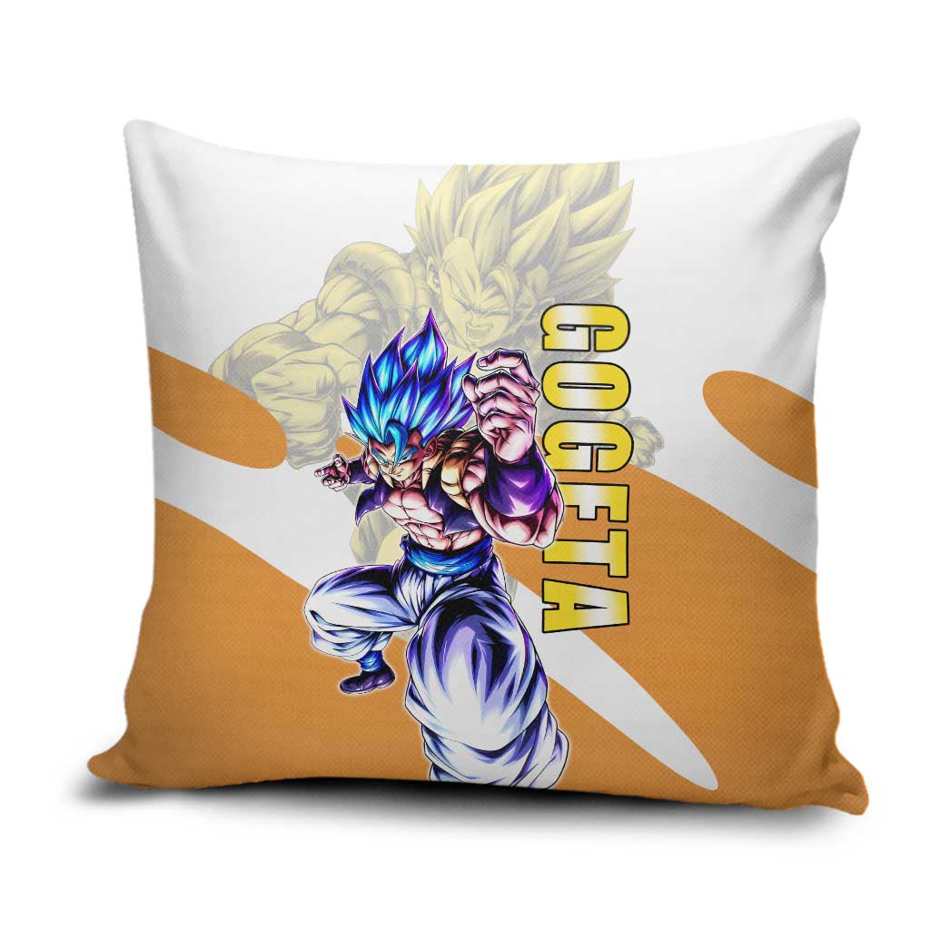 Gogeta Fusion Warrior Pillow Cover Energetic Anime Combat Style