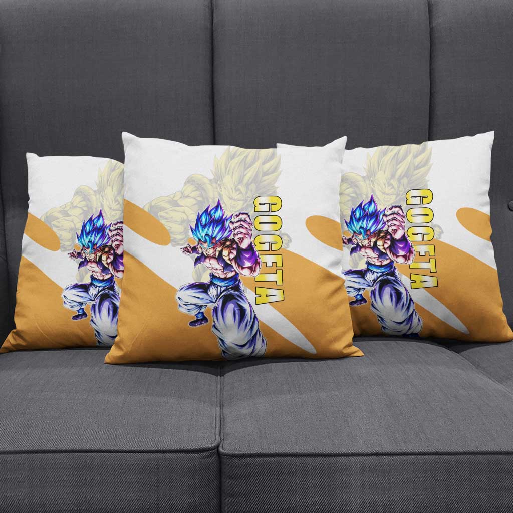 Gogeta Fusion Warrior Pillow Cover Energetic Anime Combat Style