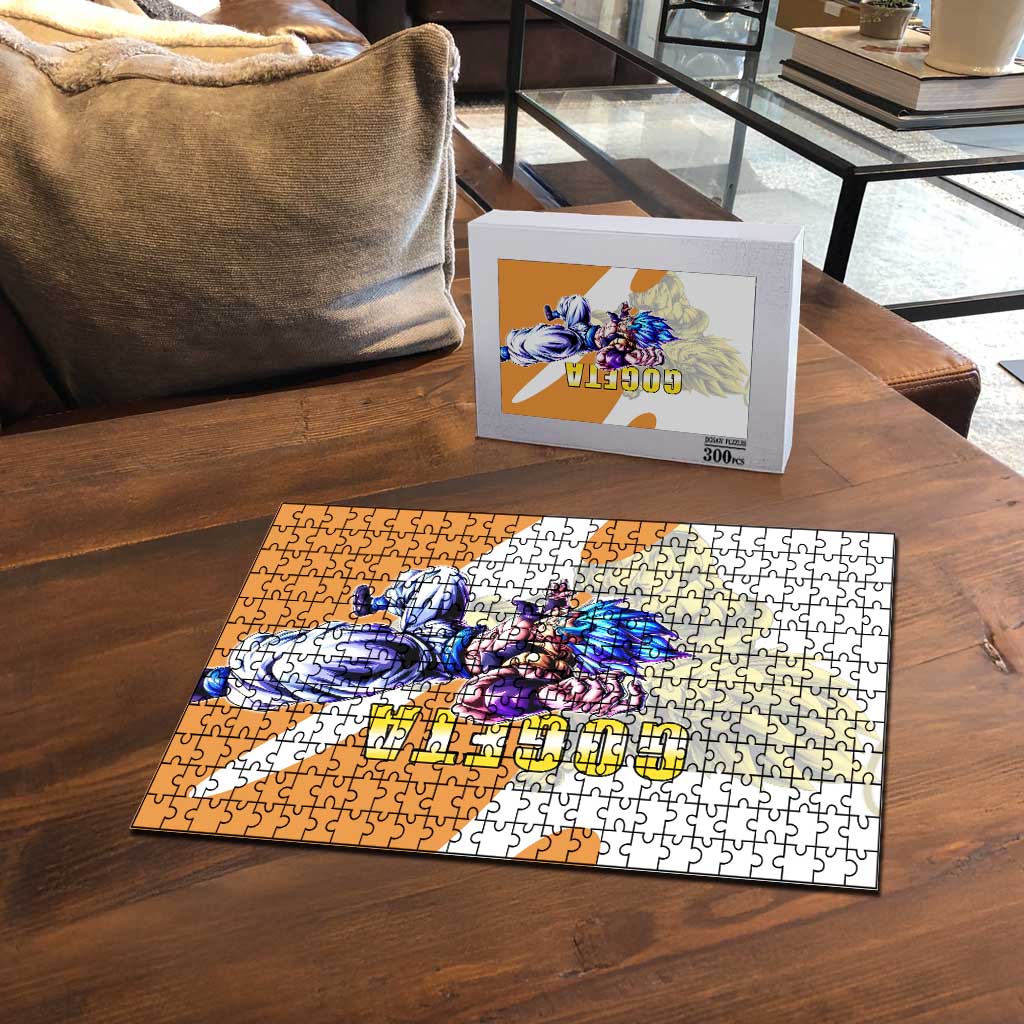 Gogeta Fusion Warrior Puzzle Energetic Anime Combat Style